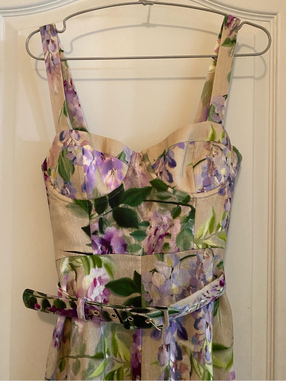 EUC Cara Cara Calypso Midi Dress Wisteria floral print Size 2 - Picture 4 of 10